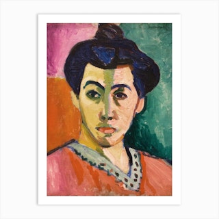Portrait Of Madame Matisse, Henri Matisse Art Print