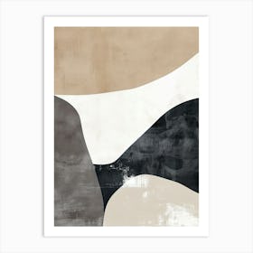 Desert Echoes Minimalist Style Art Print