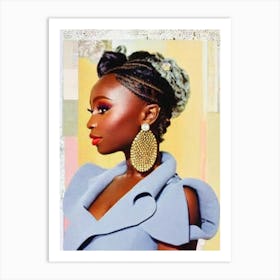 Cynthia Erivo Retro Collage Movies Art Print