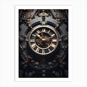 Clock 1 Art Print