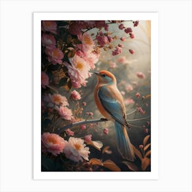 Bird In The Garden 1 Art Print