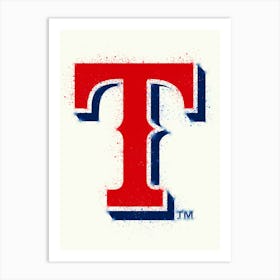 Texas Rangers 1 Art Print