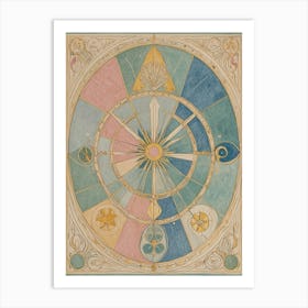 Pastel Card 1 Art Print