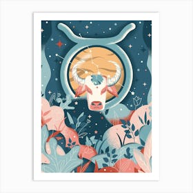 Taurus Zodiac Sign Art Print