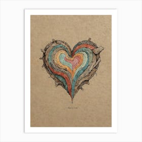 Heart Of Wood 2 Art Print