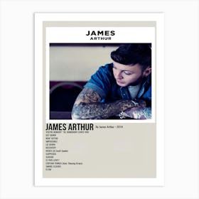 James Arthur By James Arthur 2014 Poster 1 Art Print