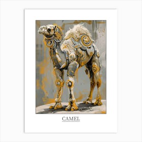 Camel Precisionist Illustration 4 Poster Art Print