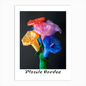 Bright Inflatable Flowers Poster Morning Glory 4 Art Print