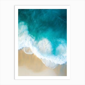 Sand And Ocean 1 Art Print