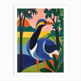 Blue Heron 1 Art Print