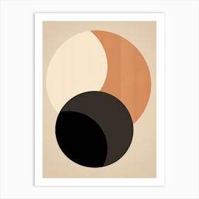 Dreamy Geometric Forms, Modern Boho Art Print