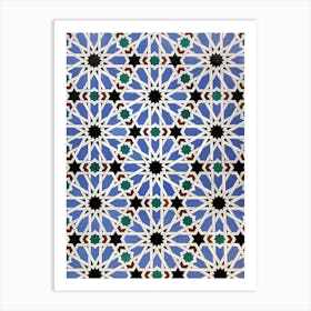 Moroccan zellige Art Print
