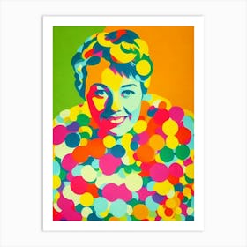 Maureen Stapleton Colourful Pop Movies Art Movies Art Print