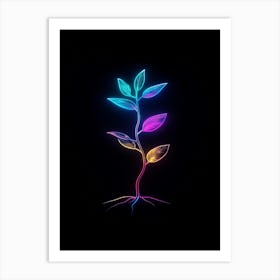 Neon Tree Art Print