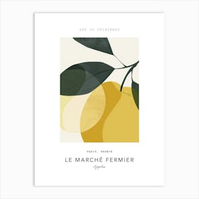 Apples Le Marche Fermier Poster 5 Art Print