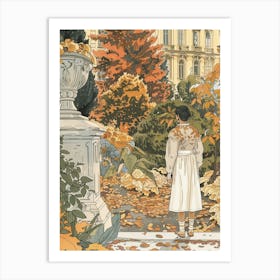 In The Garden Mirabell Palace Gardens Austria 1 Art Print