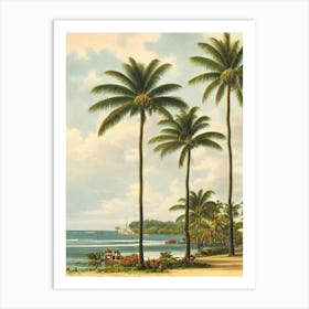 Englishman'S Bay Tobago Vintage Art Print