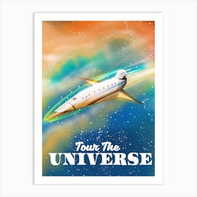 Tour The Universe Space Art 1 Art Print