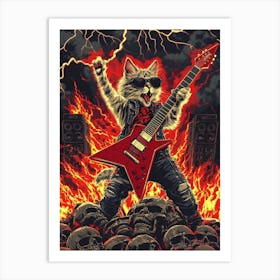 Rock Cat 1 Art Print