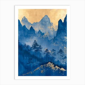 Chinese Mountains 51 Art Print