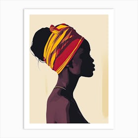 The African Woman; A Boho Scenery Art Print