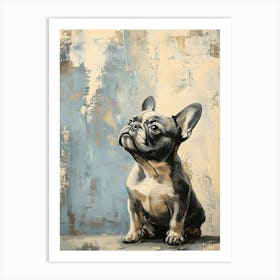 Minimal Frenchie 1 Art Print