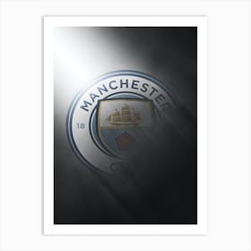 Manchester City Football Poster Art Print