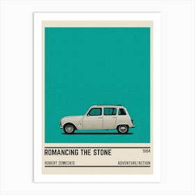 Romancing The Stone Car Movie Art Print