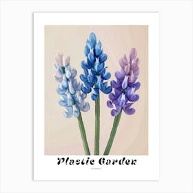 Dreamy Inflatable Flowers Poster Bluebonnet Art Print