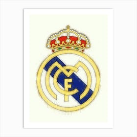 Real Madrid Cf Painting Art Print