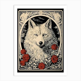 Italian Wolf Tarot Card 1 Art Print