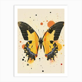 Yellow Butterfly 2 Art Print
