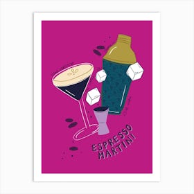 Espresso Martini Art Print