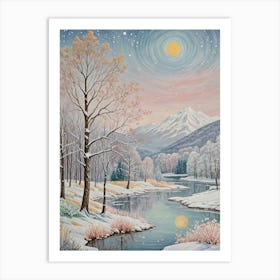 Winter Pastel Art Print