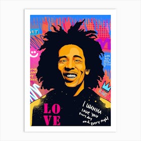 Bob Marley Art Print