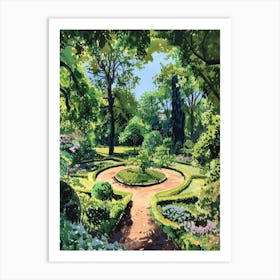 Green Park London Parks Garden 4 Painting Art Print