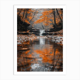 Autumn Reflections Art Print