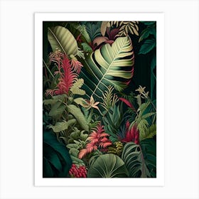Hidden Paradise 2 Botanicals Art Print