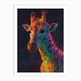 Giraffe Canvas Art 7 Art Print