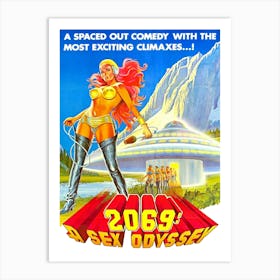 2069 Sex Oddyssey, Movie Poster Art Print