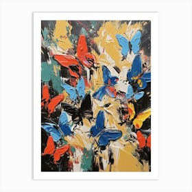 Butterflies Abstract 2 Art Print