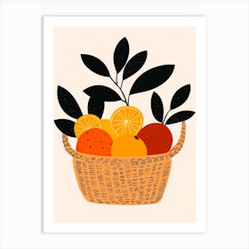 Basket Of Fruit Art Print