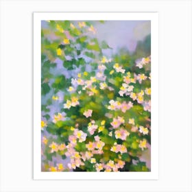 Oxalis Impressionist Painting Art Print