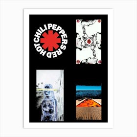 Red Hot Chili Peppers band music Art Print