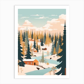 Finland 5 Travel Illustration Art Print