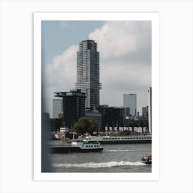 Skyline Rotterdam Art Print