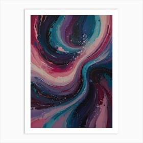 Abstract Swirl Painting Art Print