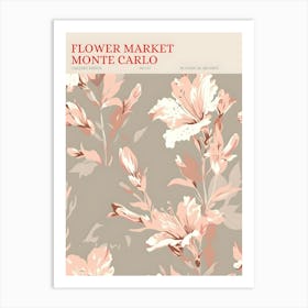 Flower Market Monte Carlo Art Print