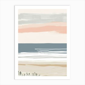 Beach Canvas Print Art Print