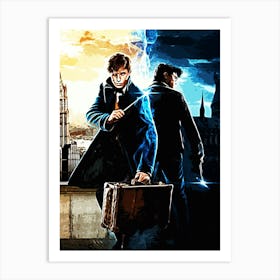 Harry Potter And Fantastic Beasts Art Print